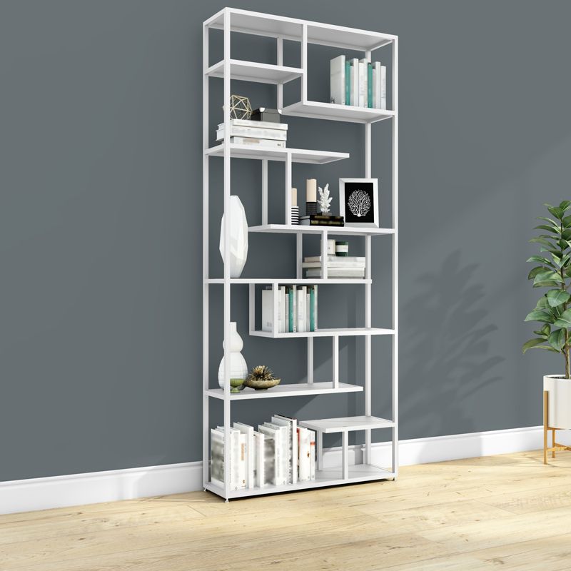 Industrial Metal Etagere Bookshelf Open Iron Bookshelf for Home Office Clearhalo 'Bookcases' 'furn' 'furn_bookcases' 'Furniture' 'furniture_bookcases' 'kitchen' 'kitchen_bookcases' 'Living Room Furniture' 'Office Furniture' 1200x1200_aa51ef4d-02c9-4cab-9f5d-10600fa342d4