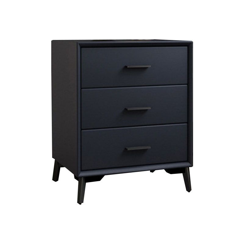 23.62" Tall Faux Leather Night Table 3-drawer Bedside Cabinet with Legs Clearhalo 'Bedroom Furniture' 'furn' 'furn_night_stand' 'Furniture' 'night_stand' 'Nightstands' 1200x1200_aa529b84-f3f4-4efe-8927-0623a5e3dcc4