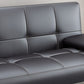 Biscuit Back Faux Leather Pillow Top Arm Modern Sofa with Foldable for Living Room Clearhalo 'furn' 'furn_sofas' 'Furniture' 'furniture_sofas' 'kitchen' 'kitchen_sofas' 'Living Room Furniture' 'Sofa' 'sofas' 1200x1200_aa553166-d920-44e5-b193-55c4ba468287