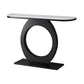 Half Moon Console Table with Pedestal Base for Hall Accent Table Clearhalo 'Console Tables' 'console_tables' 'Entry & Mudroom Furniture' 'furn' 'furn_console_tables' 'Furniture' 1200x1200_aa5790e4-a234-48a8-a06b-77aa76715aad