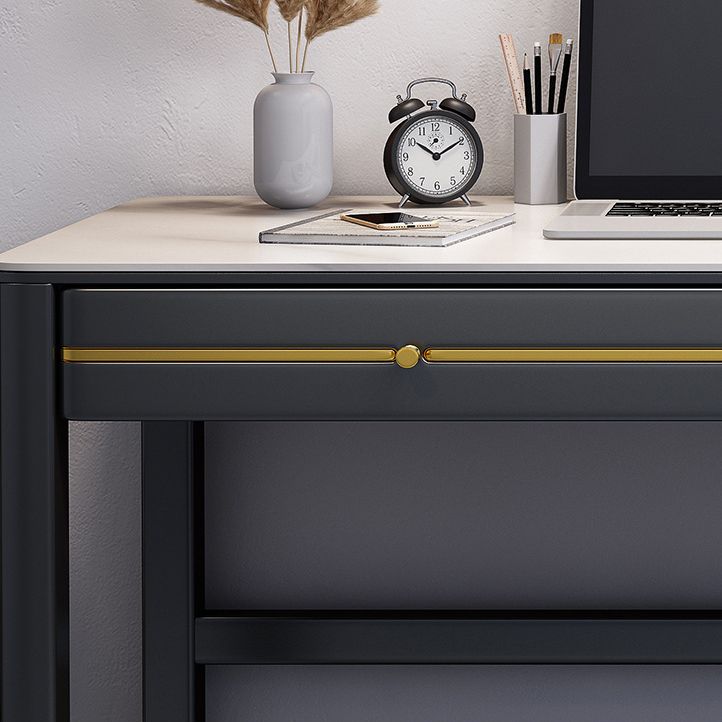 Contemporary Office Desk Antique Finish Solid Wood Computer Desk Clearhalo 'furn' 'furn_office_desk' 'Furniture' 'Office Desks' 'Office Furniture' 'office_desk' 1200x1200_aa57b2ea-986f-426c-8c79-dde41f2a6994