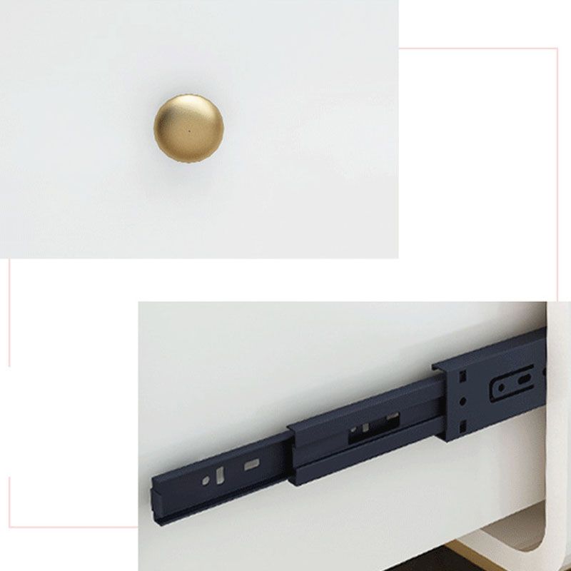 Wood 4 - Drawer Accent Chest Modern 34.6-Inch High Simple Storage Chest