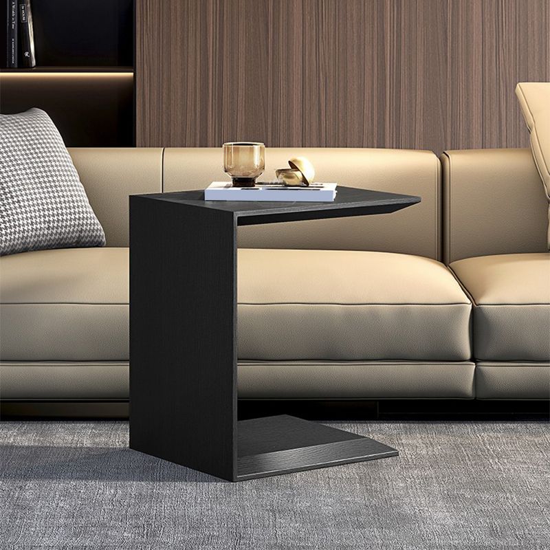 Contemporary Wood End Table Rectangular C-shape Sofa Side Accent Table Clearhalo 'Coffee & Accent Tables' 'End & Side Tables' 'end_side_tables' 'furn' 'furn_end_side_tables' 'Furniture' 'Living Room Furniture' 1200x1200_aa593e1c-5473-4ec4-ae0d-e283371ec0f0