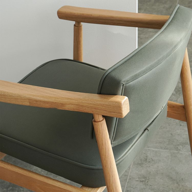 Minimalist Kitchen Solid Wood Dining Arm Chair Opening Back Dining Arm Chair Clearhalo ' kitchen&dining_furn' 'Dining Chairs' 'Dining Tables & Seating' 'dining_chair' 'furn' 'furn_dining_chair' 'Furniture' 'furniture_dining_chair' 'Kitchen & Dining Furniture' 'kitchen' 1200x1200_aa59475b-d8c1-46c8-9a44-9e1e83a72504