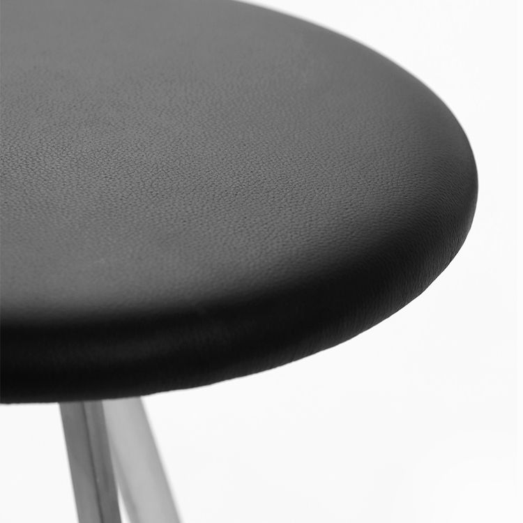 Tabourets de comptoir en métal et de bar inosé sans dos modernes avec cadre chromé