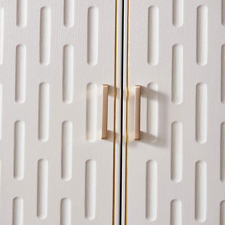 Solid Wood Wardrobe Cabinet French Country White Wardrobe Armoire