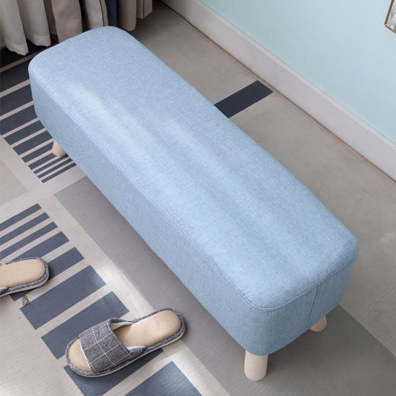 Pure Color Ottoman Linen Blend Rectangle Fade Resistant Standard Ottoman Clearhalo 'furn' 'furn_ottomans_poufs' 'Furniture' 'Living Room Furniture' 'Ottomans & Poufs' 'ottomans_poufs' 1200x1200_aa62afcc-0aab-4fe7-ae8e-8a46452fd920