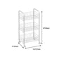 10.63"W Bookshelf Contemporary Style Bookcase for Study Room and Office