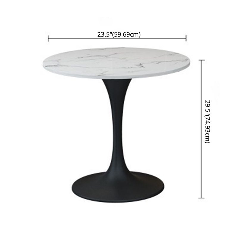 Glam Style Sintered Stone Dining Room Set with Black Leg Dining Furniture for Home Use Clearhalo 'Dining Room Sets' 'Dining Tables & Seating' 'dining_room_set' 'furn' 'furn_dining_room_set' 'Furniture' 'furniture_dining_room_set' 'Kitchen & Dining Furniture' 'kitchen&dining_furn' 'kitchen' 1200x1200_aa64113e-6700-4c37-a5ee-0b67358c65c2