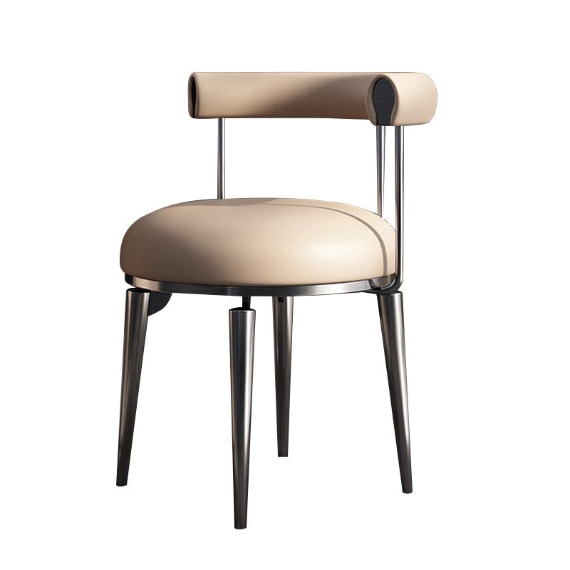 キッチンダイニングのアクセント椅子布張りの腕のないダイニングチェア