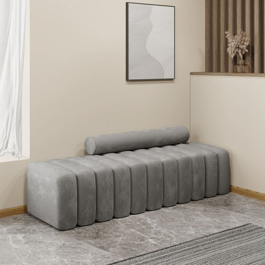 Armless Sofa 14.96 "H * 19.69" W zeitgenössisches Sofa für Wohnzimmer