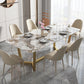 Nordic 1/4/5/6/7 Pieces Dining Set Sintered Stone Dining Table with Leather Chairs Clearhalo 'Dining Room Sets' 'Dining Tables & Seating' 'dining_room_set' 'furn' 'furn_dining_room_set' 'Furniture' 'furniture_dining_room_set' 'Kitchen & Dining Furniture' 'kitchen&dining_furn' 'kitchen' 1200x1200_aa65be8a-2b4a-4a2d-8923-f7f276898308