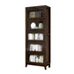 Wood Barrister Bookcase Contemporary Vertical Book Shelf with Doors Clearhalo 'Bookcases' 'furn' 'furn_bookcases' 'Furniture' 'furniture_bookcases' 'kitchen' 'kitchen_bookcases' 'Living Room Furniture' 'Office Furniture' 1200x1200_aa67a827-1737-457e-9f66-d663e282e587