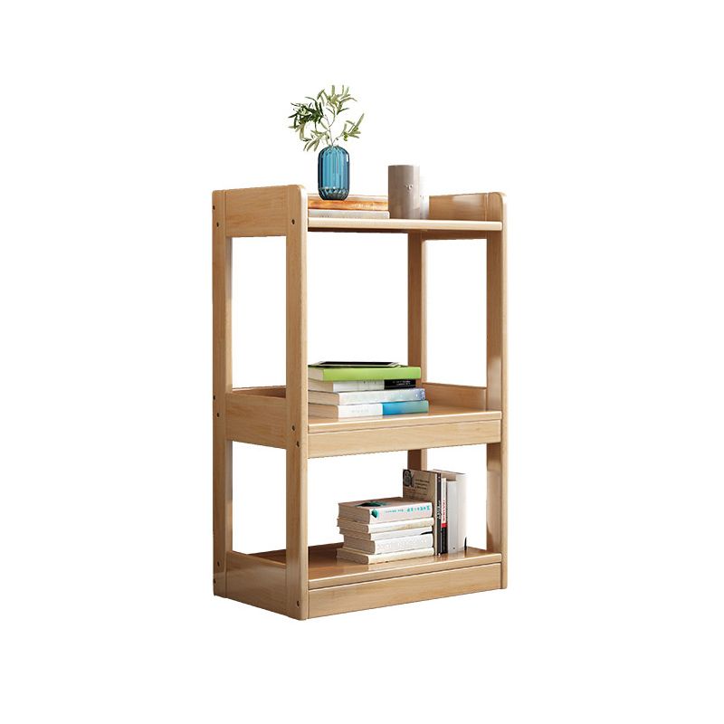 Contemporary Rubberwood Bookshelf Open Back Bookcase for Home Office Clearhalo 'Bookcases' 'furn' 'furn_bookcases' 'Furniture' 'Office Furniture' 1200x1200_aa69b842-744a-4867-ba2d-8e334d2c6b2f
