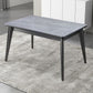 Rectangle Grey Tone Dining Table Sintered Stone Table Modern with 4 Legs Pedestal Clearhalo ' dining_table' 'Dining Tables & Seating' 'Dining Tables' 'furn' 'furn_dining_table' 'Furniture' 'furniture_dining_table' 'Kitchen & Dining Furniture' 'kitchen&dining_furn' 'kitchen' 'kitchen_dining_table' 1200x1200_aa6a5b95-038f-4311-b7a7-c6714d0b7945