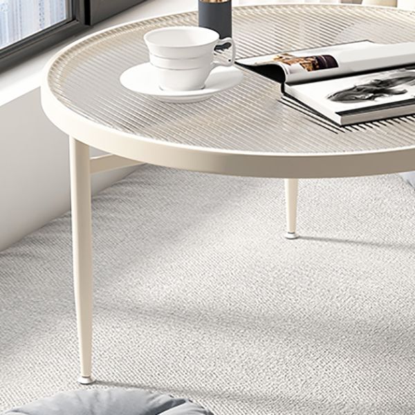 Iron 3 Legs Rectangle Cocktail Table Round Glass Top Coffee Table Clearhalo 'Coffee & Accent Tables' 'Coffee Tables' 'coffee_tables' 'furn' 'furn_coffee_tables' 'Furniture' 'Living Room Furniture' 1200x1200_aa6d8ca5-9181-40dd-a4f5-0938ae64fe73