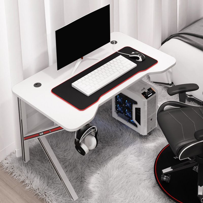 Cable Management Computer Desk Contemporary Dormitory Gaming Desk Clearhalo 'furn' 'furn_office_desk' 'Furniture' 'Office Desks' 'Office Furniture' 'office_desk' 1200x1200_aa6e59e2-5d83-4ca8-8814-b0a384cb7d1b