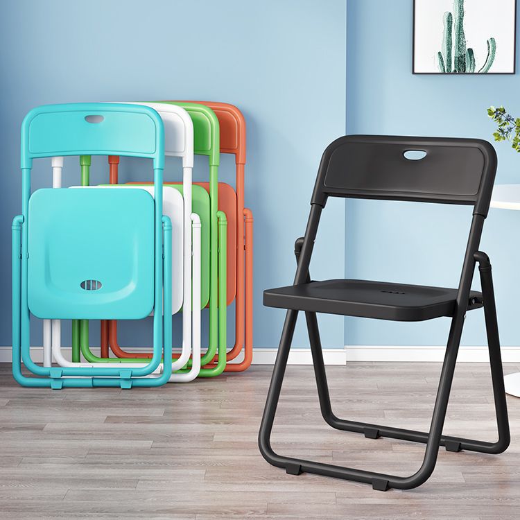 Contemporary Metal Dining Chairs Home Folding Open Back Dining Side Chair Clearhalo ' kitchen&dining_furn' 'Dining Chairs' 'Dining Tables & Seating' 'dining_chair' 'furn' 'furn_dining_chair' 'Furniture' 'furniture_dining_chair' 'Kitchen & Dining Furniture' 'kitchen' 1200x1200_aa6ea652-f70c-40f7-91b5-a0325927d476