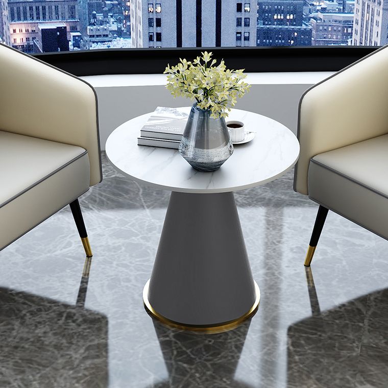 Round Table 23.6'' Dinette Table Traditional Luxury Dinner Room Table with Pedestal Casual Clearhalo ' dining_table' 'Dining Tables & Seating' 'Dining Tables' 'furn' 'furn_dining_table' 'Furniture' 'furniture_dining_table' 'Kitchen & Dining Furniture' 'kitchen&dining_furn' 'kitchen' 'kitchen_dining_table' 1200x1200_aa7160ba-4220-4393-b65f-b67897df1302