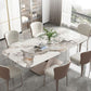 Rectangle Sintered Stone Dining Table Modern Metal Pedestal Base Table for Restaurant Clearhalo ' dining_table' 'Dining Tables & Seating' 'Dining Tables' 'furn' 'furn_dining_table' 'Furniture' 'furniture_dining_table' 'Kitchen & Dining Furniture' 'kitchen&dining_furn' 'kitchen' 'kitchen_dining_table' 1200x1200_aa72a34b-dfd2-4751-84cc-309640995b71