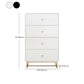 Wood 4 - Drawer Accent Chest Modern 34.6-Inch High Simple Storage Chest