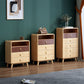 Glam Solid Wood Storage Chest Home Vertical Chest with Drawers Clearhalo 'Bedroom Furniture' 'Dressers & Chests' 'dressers_chests' 'furn' 'furn_dressers_chests' 'Furniture' 1200x1200_aa756679-3f3a-46c5-a668-7e0126dca317