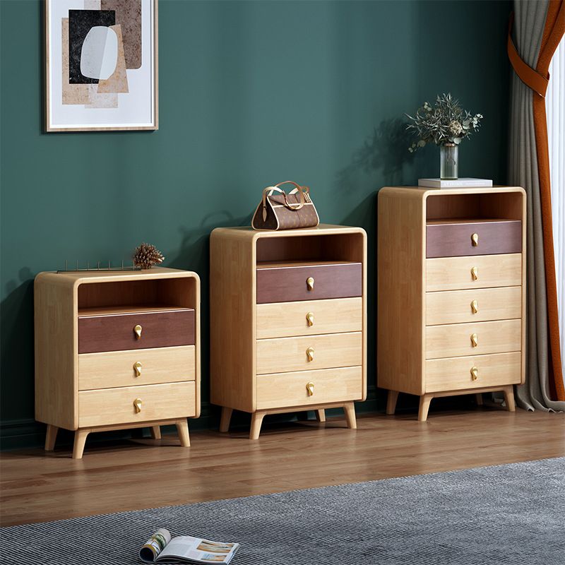 Glam Solid Wood Storage Chest Home Vertical Chest with Drawers Clearhalo 'Bedroom Furniture' 'Dressers & Chests' 'dressers_chests' 'furn' 'furn_dressers_chests' 'Furniture' 1200x1200_aa756679-3f3a-46c5-a668-7e0126dca317