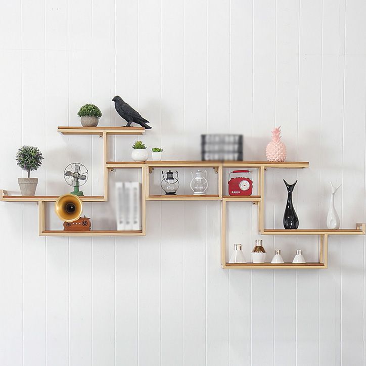 Wall Mounted Bookshelf Solid Wood Industrial Style Bookcase for Home Office Clearhalo 'Bookcases' 'Furniture' 'furniture_bookcases' 'kitchen' 'kitchen_bookcases' 'Living Room Furniture' 'Office Furniture' 1200x1200_aa762278-7ccc-4acd-b8ae-5e663a661472