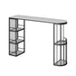 Modern Style Bar Table Set 1/3 Pieces Stone Bar table with Upholstered Stools Clearhalo 'Bar Furniture' 'furn' 'furn_home_bar_bar_sets' 'Furniture' 'Home Bars & Bar Sets' 'home_bar_bar_sets' 'Kitchen & Dining Furniture' 1200x1200_aa7861b8-fbd6-46eb-847f-2701c61fa251