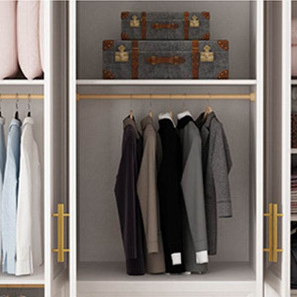 Solid Wood Wardrobe Armoire with Shelves French Country Wardrobe Cabinet Clearhalo 'Armoires & Wardrobes' 'armoires_wardrobes' 'Bedroom Furniture' 'furn' 'furn_armoires_wardrobes' 'Furniture' 1200x1200_aa78751b-5e1c-465a-b5df-f726d3317c9c