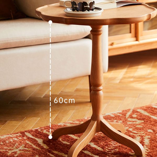 Modern Accent Side Table Naturally Shaped Natural Solid Wood 4 Legs Living Room Clearhalo 'Coffee & Accent Tables' 'End & Side Tables' 'end_side_tables' 'furn' 'furn_end_side_tables' 'Furniture' 'Living Room Furniture' 1200x1200_aa7909c2-45dd-48b3-bb91-10d2c09d2eda
