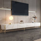 Glam Stone TV Stand White TV Media Stand with Drawers for Living Room Clearhalo 'furn' 'furn_tv_stands_entertainment_centers' 'Furniture' 'Living Room Furniture' 'TV Stands & Entertainment Centers' 'TV Stands & Media Storage Furniture' 'tv_stands_entertainment_centers' 1200x1200_aa7a787e-497e-40e3-85c3-1dc5c2c0440d