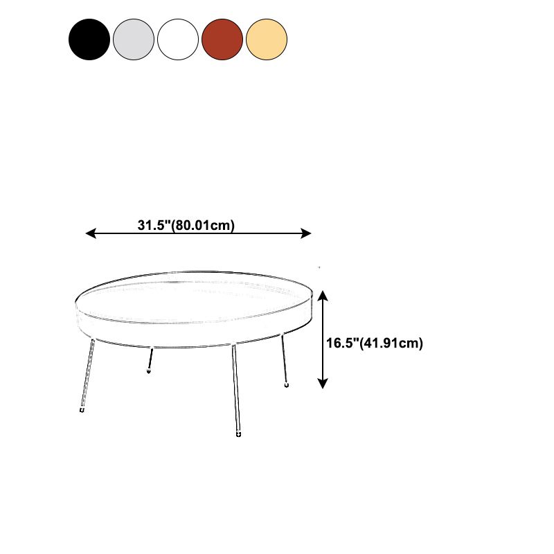 Geometric Metal Coffee Table Modern 4 Legs 15.7''/23.6''/31.5'' Cocktail Table Clearhalo 'Coffee & Accent Tables' 'Coffee Tables' 'coffee_tables' 'furn' 'furn_coffee_tables' 'Furniture' 'furniture_coffee_tables' 'Living Room Furniture' 1200x1200_aa7fce45-3aa7-4f97-beea-81098095aa6a