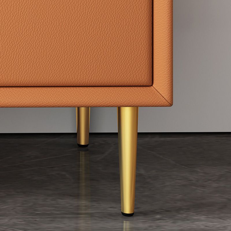 Moderner Akzent Brustquadrat -Speicherschrank mit antiker Finish