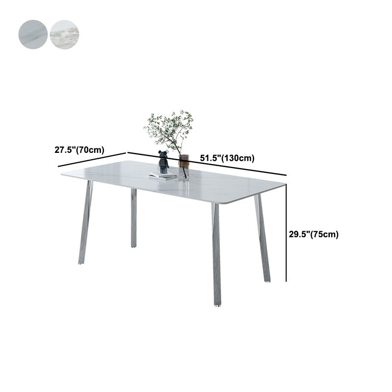 Sintered Stone Dining Table Modern Rectangle Dining Table with Acrylic Base for Home Use Clearhalo ' dining_table' 'Dining Tables & Seating' 'Dining Tables' 'furn' 'furn_dining_table' 'Furniture' 'furniture_dining_table' 'Kitchen & Dining Furniture' 'kitchen&dining_furn' 'kitchen' 'kitchen_dining_table' 1200x1200_aa83e6ff-5a11-467a-a05d-c96b22e7fe40