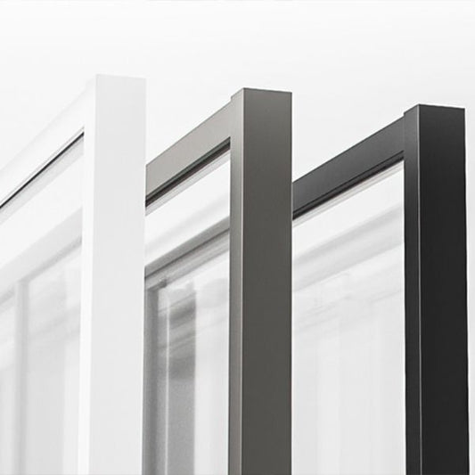 Single Sliding Triple Linkage Shower Door Semi-frameless Tempered Glass Shower Door