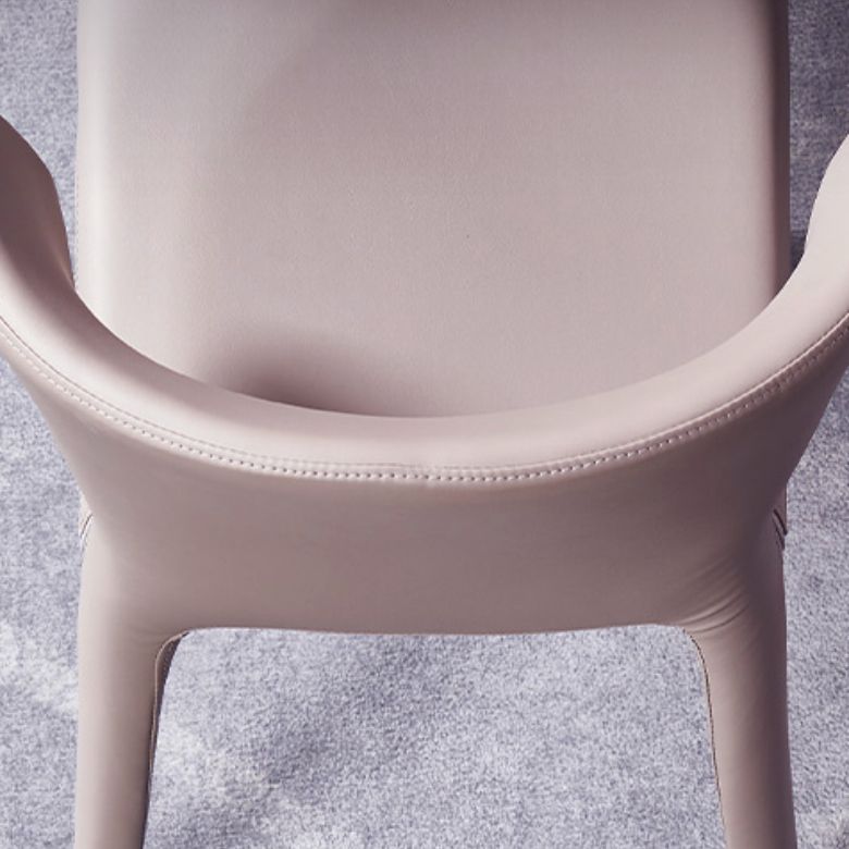 Faux Leather Dining Chairs Industrial Wingback Side Chair for Dining Room Clearhalo 'Dining Chairs' 'Dining Tables & Seating' 'dining_chair' 'furn' 'furn_dining_chair' 'Furniture' 'Kitchen & Dining Furniture' 1200x1200_aa857574-9c94-48a6-9771-8fdda4719b50