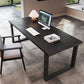 Industrial Solid Wood Writing Desk Rechthoekige Sled Office Desk