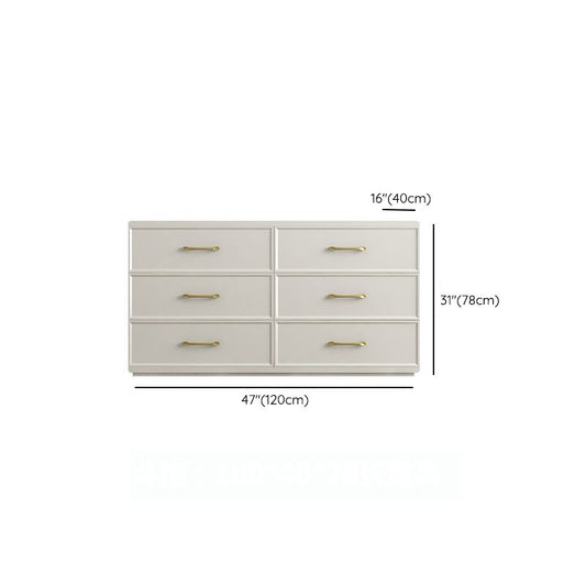 Contemporary Glam Storage Chest Birch Vertical Storage Chest Dresser for Bedroom