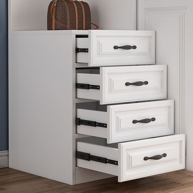 Armadio di colore bianco francese Country Armadio in legno per la camera da letto