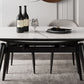 Simplicity Round Dining Table White Sintered Stone Table with 4 Ash Solid Wood Legs Clearhalo ' dining_table' 'Dining Tables & Seating' 'Dining Tables' 'furn' 'furn_dining_table' 'Furniture' 'furniture_dining_table' 'Kitchen & Dining Furniture' 'kitchen&dining_furn' 'kitchen' 'kitchen_dining_table' 1200x1200_aa8a3690-0637-4a20-aeae-9873be34cbc8