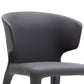 Glam Armless Dining Chairs Wingback Side Chair with Stainless Steel Legs Clearhalo 'Dining Chairs' 'Dining Tables & Seating' 'dining_chair' 'furn' 'furn_dining_chair' 'Furniture' 'furniture_dining_chair' 'Kitchen & Dining Furniture' 1200x1200_aa8a7378-2c84-417a-acf7-c3a05cdeff08