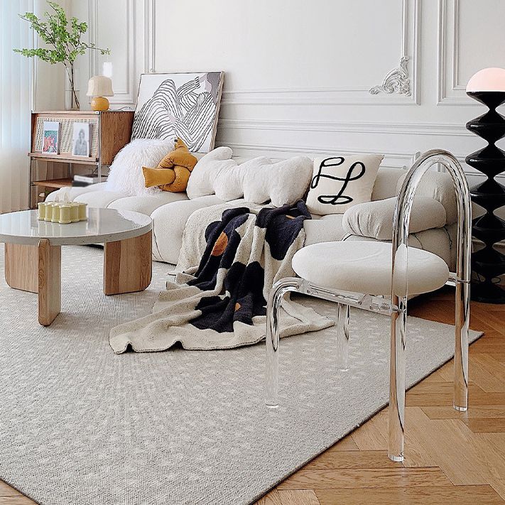 Modern Simple Side Chair Plastic Frame Side Dining Chair for Home Use Clearhalo 'Dining Chairs' 'Dining Tables & Seating' 'dining_chair' 'furn' 'furn_dining_chair' 'Furniture' 'Kitchen & Dining Furniture' 1200x1200_aa8d0422-74d8-41e7-a4d0-be9b6bc422dd