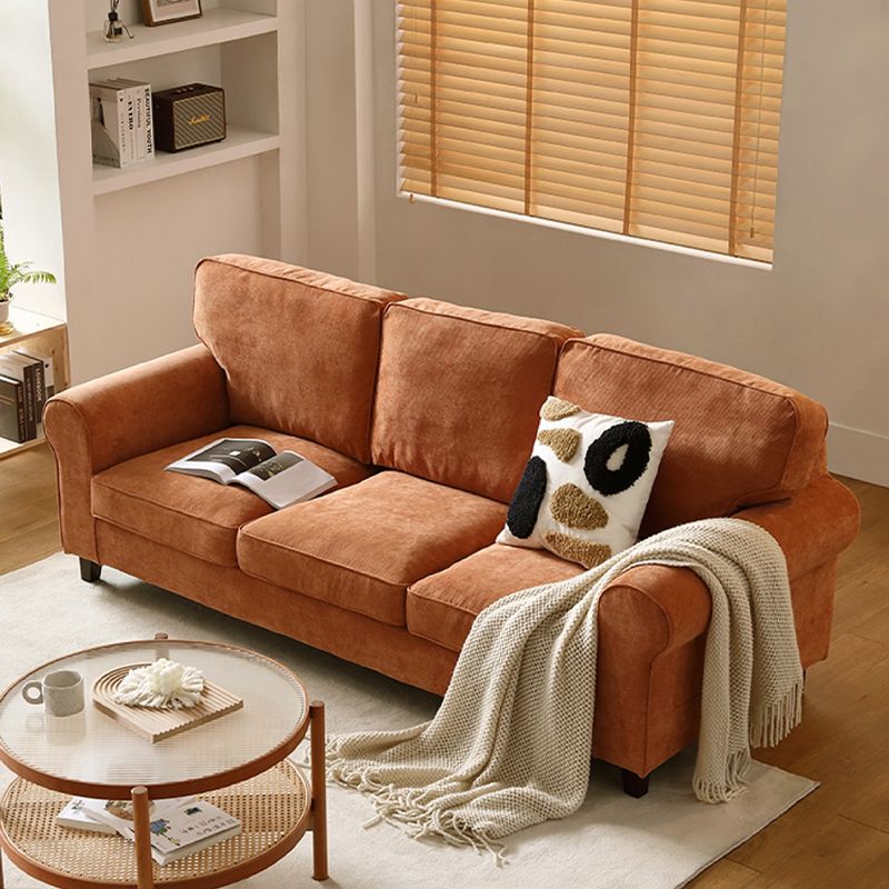 フレアアームモダンソファ33 "wソファリビングルームのためのゆるい背中