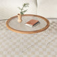 Tropical Style Glass Coffee Table Round 4 Legs Cocktail Table Clearhalo 'Coffee & Accent Tables' 'Coffee Tables' 'coffee_tables' 'furn' 'furn_coffee_tables' 'Furniture' 'Living Room Furniture' 1200x1200_aa93a198-5b81-4cf7-8311-30291340df0f