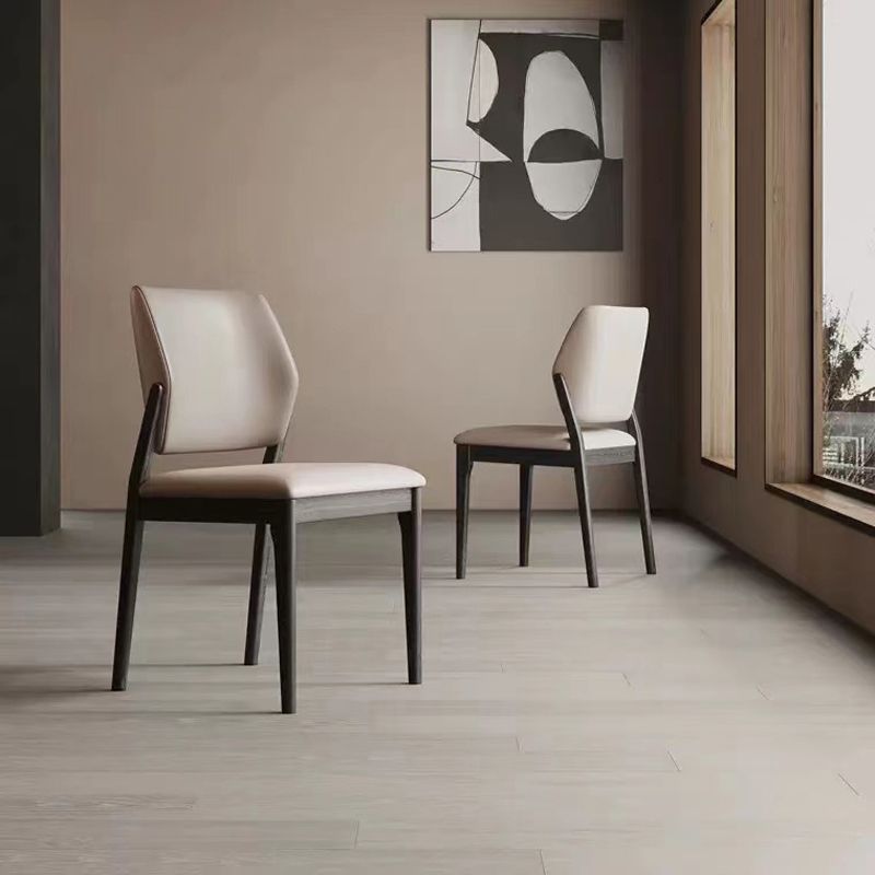 Open Back Dining Side Chair Industrial Solid Wood Dining Chair Clearhalo 'Dining Chairs' 'Dining Tables & Seating' 'dining_chair' 'furn' 'furn_dining_chair' 'Furniture' 'Kitchen & Dining Furniture' 1200x1200_aa93fdb3-9abf-4cdd-8308-5936479f5668