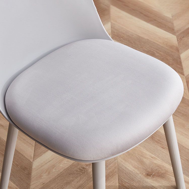 Upholstered Dining Chair Glam Style Plastic Side Chair for Dining Room Clearhalo 'Dining Chairs' 'Dining Tables & Seating' 'dining_chair' 'furn' 'furn_dining_chair' 'Furniture' 'furniture_dining_chair' 'Kitchen & Dining Furniture' 1200x1200_aa9604f8-5f29-4399-90cf-41df3c010dcf