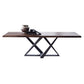 Metal Industrial Rectangle Dining Table Solid Wood Table for Dining Room and Kitchen Clearhalo ' dining_table' 'Dining Tables & Seating' 'Dining Tables' 'furn' 'furn_dining_table' 'Furniture' 'furniture_dining_table' 'Kitchen & Dining Furniture' 'kitchen&dining_furn' 'kitchen' 'kitchen_dining_table' 1200x1200_aa961c82-8f6d-48ae-856f-6b3bc12db9c8