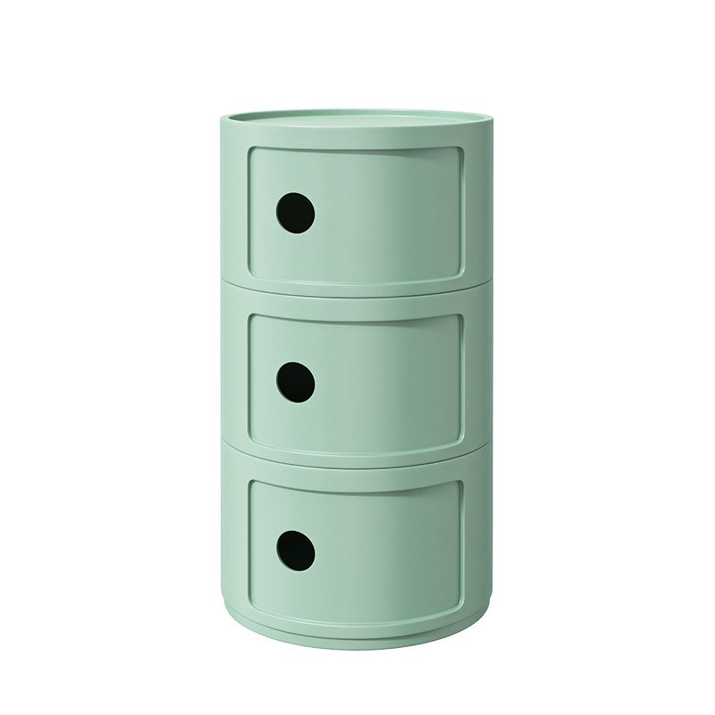 Armoire de lit en plastique moderne rond la porte de la porte gauche gauche