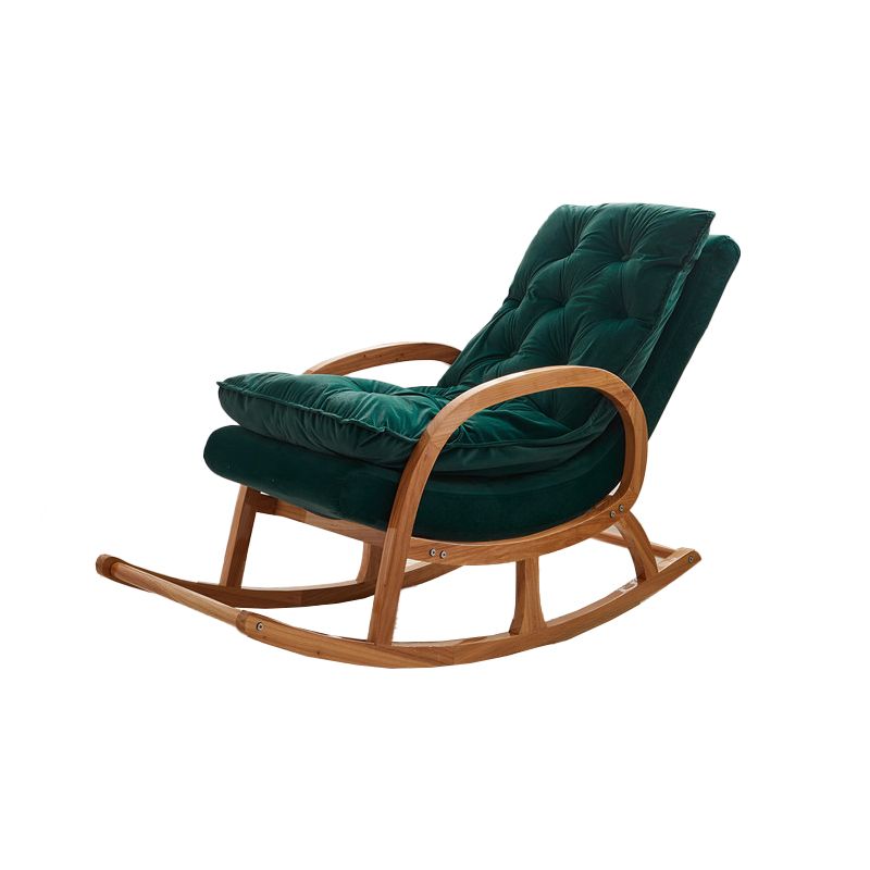 Moderne stijl houten schommelstoel lounge vrije tijd chaise stoel voor binnen